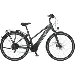 FISCHER Damen Trekking E-Bike VIATOR 5.0i grau 28 Zoll RH 44 cm 504 Wh 44