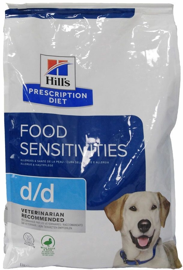 Hill's PRESCRIPTION DIETTM Food Sensitivities d/d Chien - Canard & Riz 4 kg pellet(s)