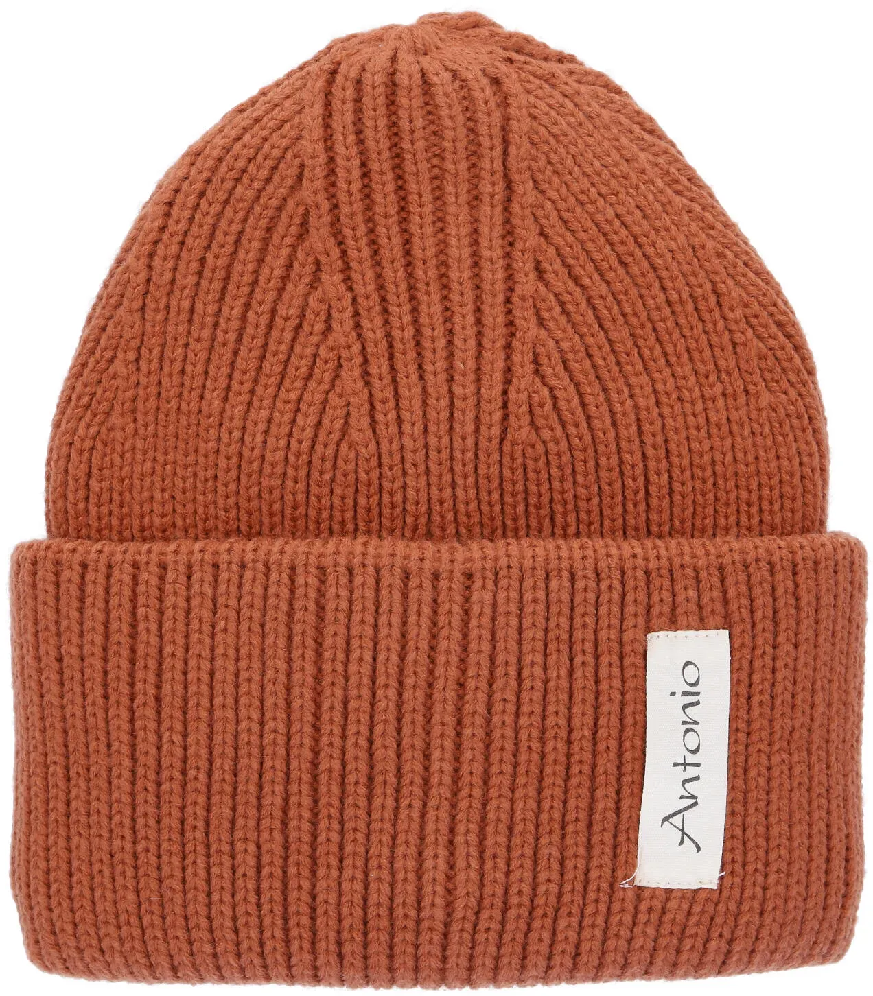 Antonio Winter Strickmütze mit Umschlag