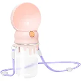 Hunde-trinkflasche, Tragbarer Trinkbrunnen Für Haustiere, 320 Ml Auslaufsichere Reise-trinkflasche, Katzen-trinkbrunnen, Haustiernapf – Rosa