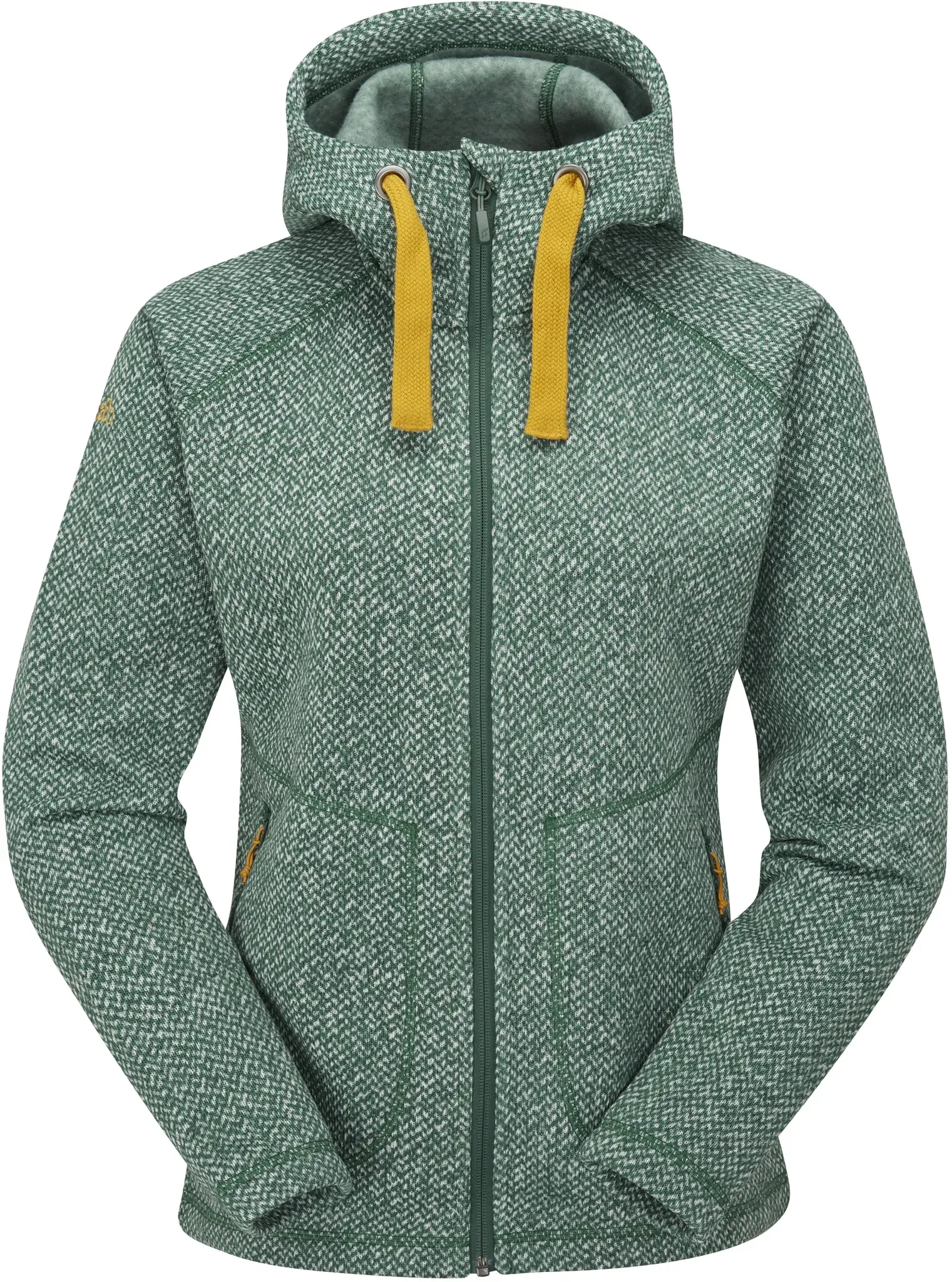 Rab Damen Amy Hoodie Strickjacke - XL - Green Slate