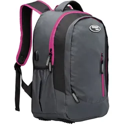 Sportrucksack Grau/Pink 34L
