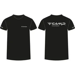 C.A.M.P. Logo Claim Male T-shirt black - white L