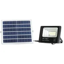 V-Tac VT-40W Solarscheinwerfer mit Solarpanel - LED-Solarleuchte, Strahler, 16 W, 1050 lm, 4000K