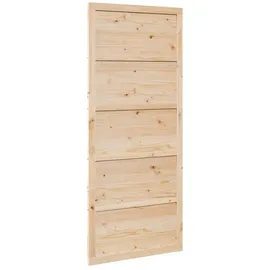 vidaXL Scheunentür rechts 100 x 208 cm beige
