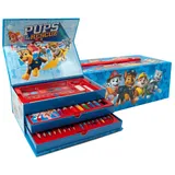 PAW PATROL Malpalette Paw Patrol Malkoffer Enthält Marker Stifte Wasserfarben und Buntstifte bunt