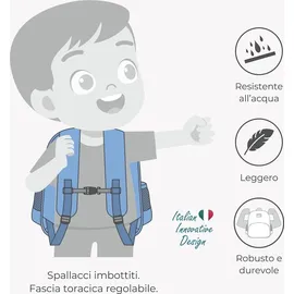 Nuvita 8740 | Kinderrucksack | Aufbewahrungstasche | Tasche mit Fächern | Ergonomischer Kinder-Rucksack | Rucksack mit verstellbaren Gurten für Vorschulkinder | (1-3 Jahre) |Ocker/Katze
