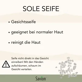 Savion Gesicht- und Körperseife - Sole 85g