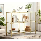 VASAGLE LGT27G Konsolentisch 100x30x75 gold