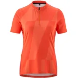 Gonso Damen Adventure Jersey Halfzip Trikot (Größe M, rot)