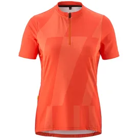 Gonso Damen Adventure Jersey Halfzip Trikot (Größe M, rot)