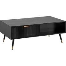 Möbel Boss Couchtisch Schwarz Eiche 110 x 43 x 60 cm