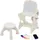 joyz Kinder Maltisch Mit Whiteboard & Hocker – 3-in-1 Staffelei Set Für Kinder Ab 3 Jahren – Stabiler Lern- Und Maltisch Im Tierdesign – Inkl. Stifte & Schwamm, Leicht Zu Reinigen