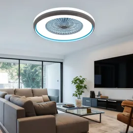 V-Tac LED Deckenventilator 60 cm Deckenventilator Weiß