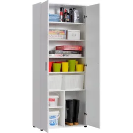 home collective Mehrzweckschrank 75 x 35 x 184 cm Weiß