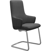 Stressless Polsterstuhl "Laurel" 58x105x60 cm ROHLEDER Stoff Q2 FARON, Stahl, grau (dark grey q2 faron, chrom matt) Polsterstühle (97186539-0)