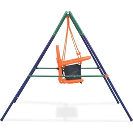vidaXL Schaukelset mit Sicherheitsgeschirr orange