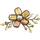 COLLEZIONE ALESSANDRO Brosche Blumenranke