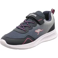 KangaROOS KL-Class EV Sneaker, dk Navy/Daisy pink, 36 EU