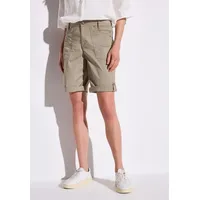 STREET ONE Damen A378686 Bermudas/Shorts, Buff Grey, 34 -