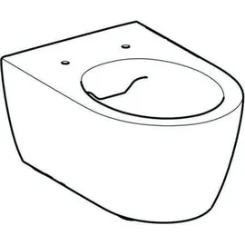 Geberit iCon Wand-WC Tiefspüler, geschlossene Form, Rimfree weiß/KeraTect 501661008