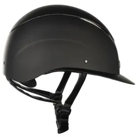 HKM Unisex – Erwachsene Alarion Reithelm, Schwarz/Silber, S