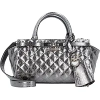 GUESS Idra Handtasche 26 cm silberfarben