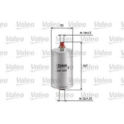Valeo Kraftstofffilter Anschraubfilter Passend Für Isdera Commendatore: Kraftstofffilter Ford: 5025105 Mercedes-benz: 0014778701 Mercedes-benz: 147787