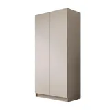 lookway Drehtürenschrank AUREL 100 x 210 x 57 cm beige