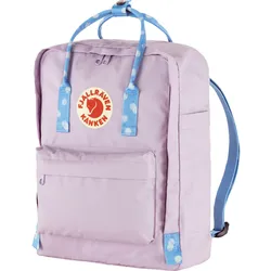 Fjällräven Kanken Tagesrucksack (Volumen 16 Liter / Gewicht 0,3kg) - Pastel Lavender-Confetti Patte