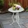 Garden Pleasure Lascar Gartentisch Ø 60 x 70 cm Weiß