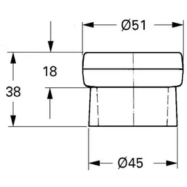Grohe Bürstenkopf 06346000 Weiß