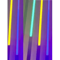 Xenon 2291 LED ALU Leuchte 16mm Schiene 5x50cm RGB