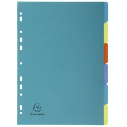 Exacompta Register aus Recycling PP 300μ mit 6 Positionen Forever, für Format DIN A4