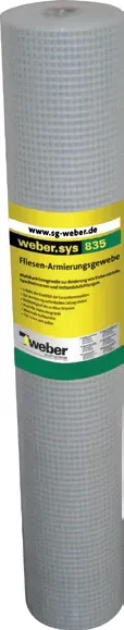 Fliesen-Armierungsgewebe - weber.sys 835 - 1m x 25m - MW 7mm