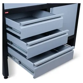 Stier Werkbank Basic, mit 5 Schubladen