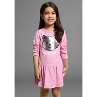 Kidsworld Jerseykleid in rosa gemustert), | Gr.: 92/98