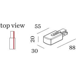 Einspeisung 1Phasen System - Weiß / Links