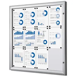 Showdown Displays Schaukasten Für Innen/außen - 12x Din A4