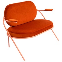 meet powered by paperflow 2-Sitzer Sofa SATURNE rost rosa Stoff