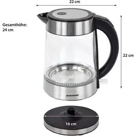 lestix international WK-2000W-1.7G silber