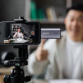 A-Data SC750 2 TB USB-C 3.2 Gen 2 Silber SC750-2000G-CCBK