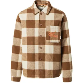 Blend Jacke / Orange,Braun,Weiß / L