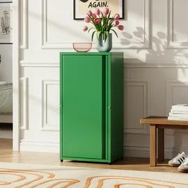 [en.casa] Burlöv Büroschrank 40 x 35 x 88 cm Apfelgrün