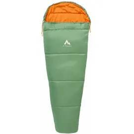 Mc Kinley Mckinley Kinder JR. SoftActive 10 Mumienschlafsack, Green/Orange/Beige, 140L