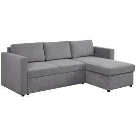 SUN GARDEN Carryhome Ecksofa Grau, 3-Sitzer, Füllung: Polyester, Schaumstoffflocken, Ottomane rechts, seitenverkehrt montierbar, L-Form, 230x155 cm, - Braun