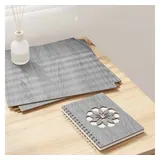 vidaXL Graues Sonoma 30 x 30 cm 12 St.