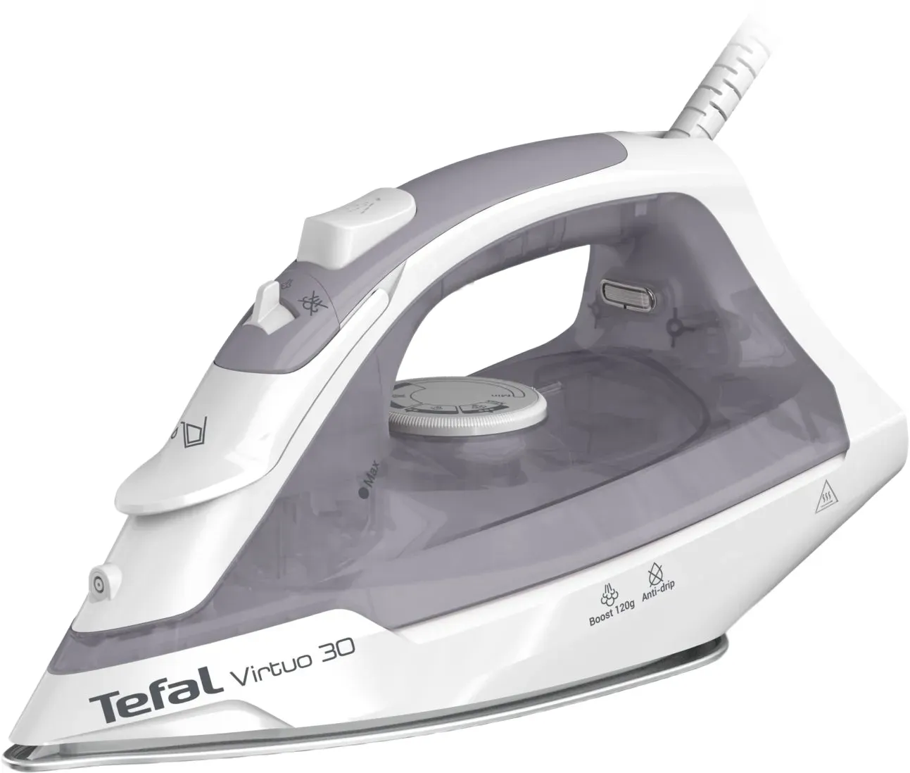 TEFAL Virtuo 30 Dampfbügeleisen FV2C43 - weiß|grau