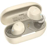 TOZO A1 Mini Bluetooth Kopfhörer 5.3 Kopfhörer Kabellos Bluetooth, In Ear Bluetooth Kopfhörer mit APP Steuerung, 30 Std Premium Sound, IPX5 Wasserdicht Kabellose Kopfhörer für kleine Ohren - Khaki