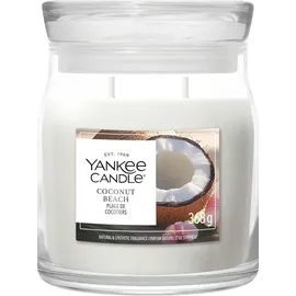 Yankee Candle Coconut Beach Duftkerze 368 g weiß